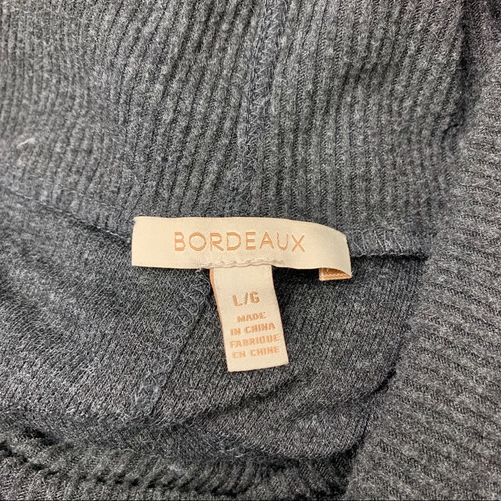 Antropologie Bordeaux Charcoal Abbie Cowl Tunic - Picture 5 of 5